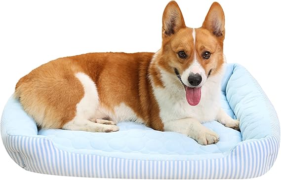 Indoor Summer Cooling Pet Bed for Lounging