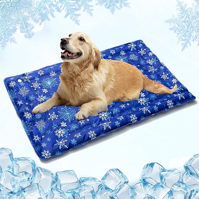 Extra Padded Summer Cooling Pet Bed for Deep Sleep